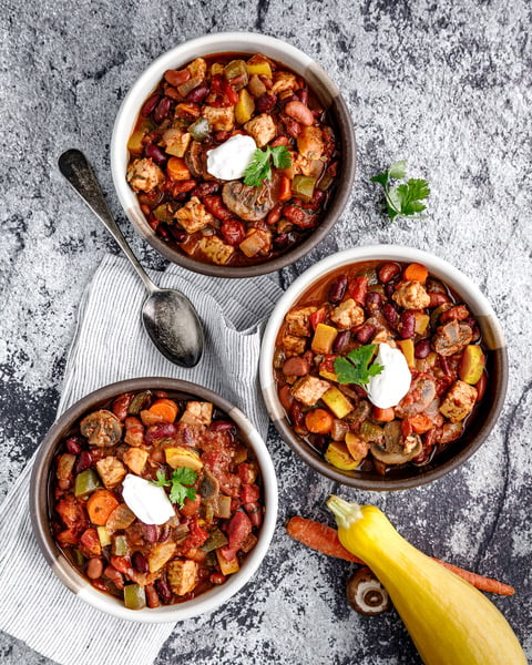 Tempeh-Vegetable-Chili